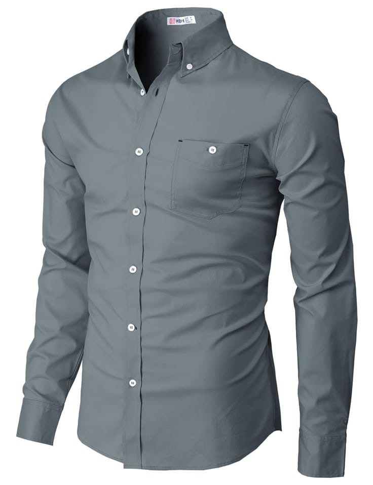 Kemeja Oxford Biru Navy