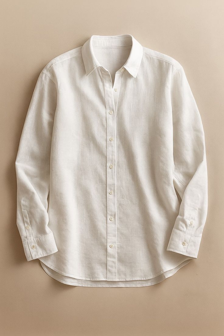 Kemeja Linen Premium Putih